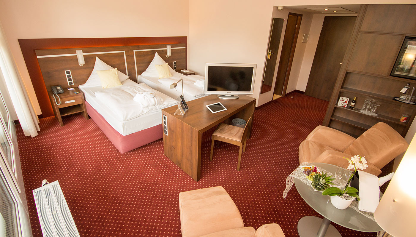 Bild des Superior-Doppelzimmers im Hotel in Herdecke
